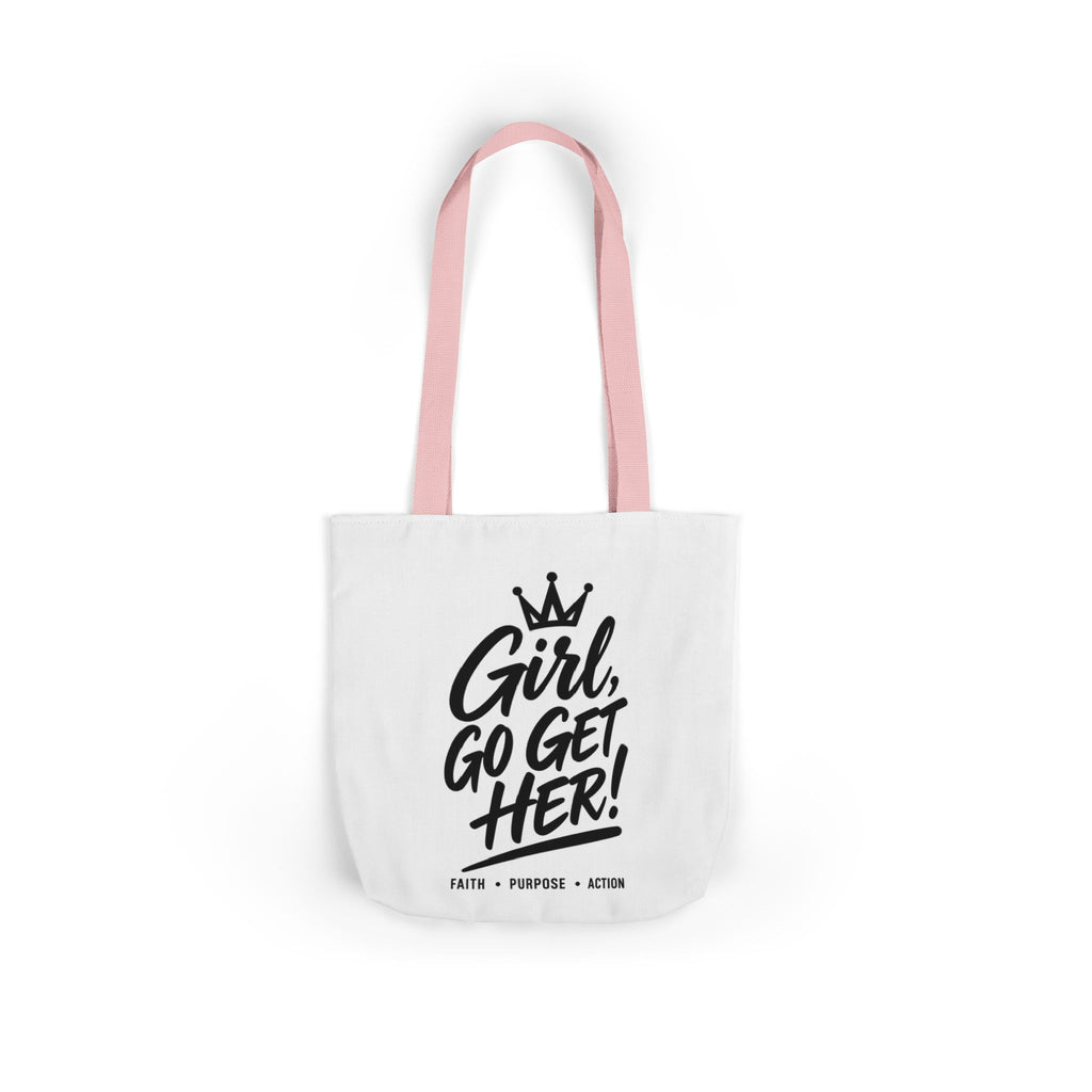 Canvas Tote Bag, 5-Color Straps