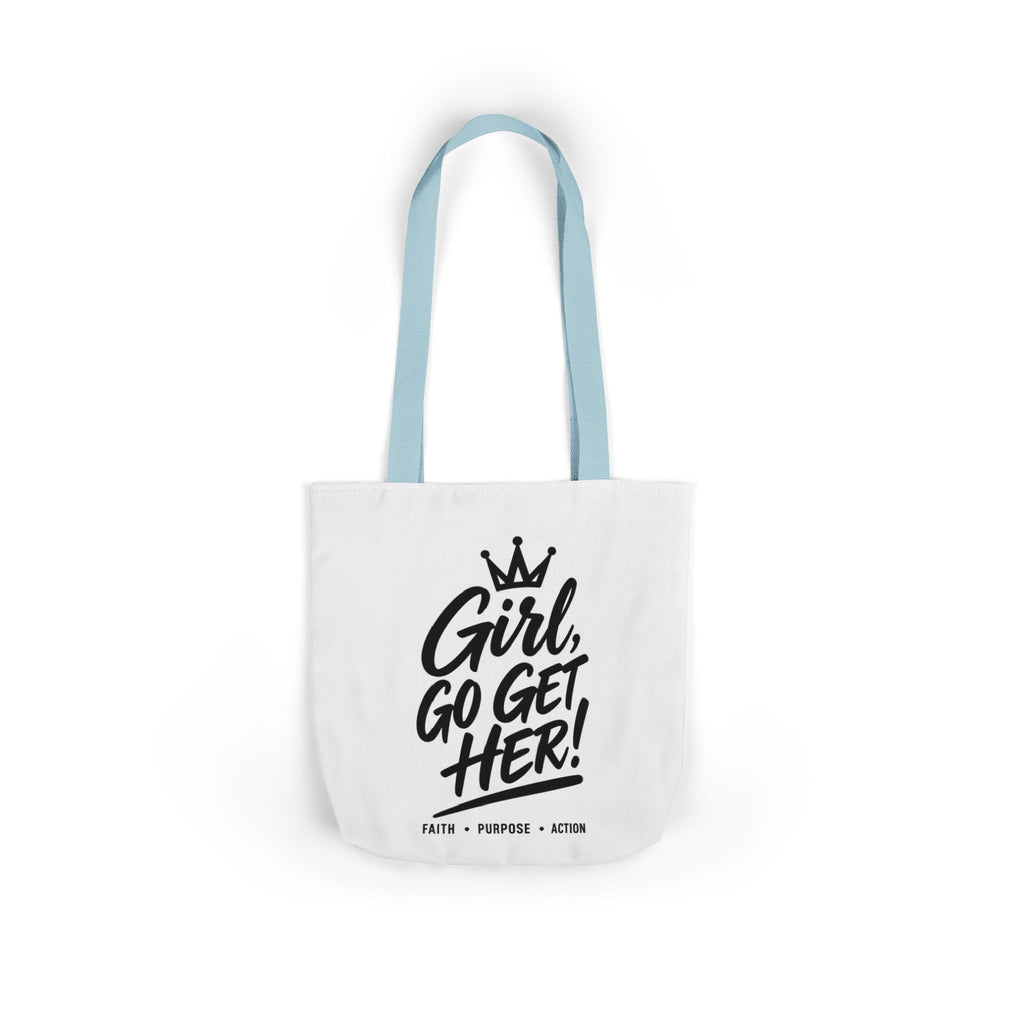 Canvas Tote Bag, 5-Color Straps