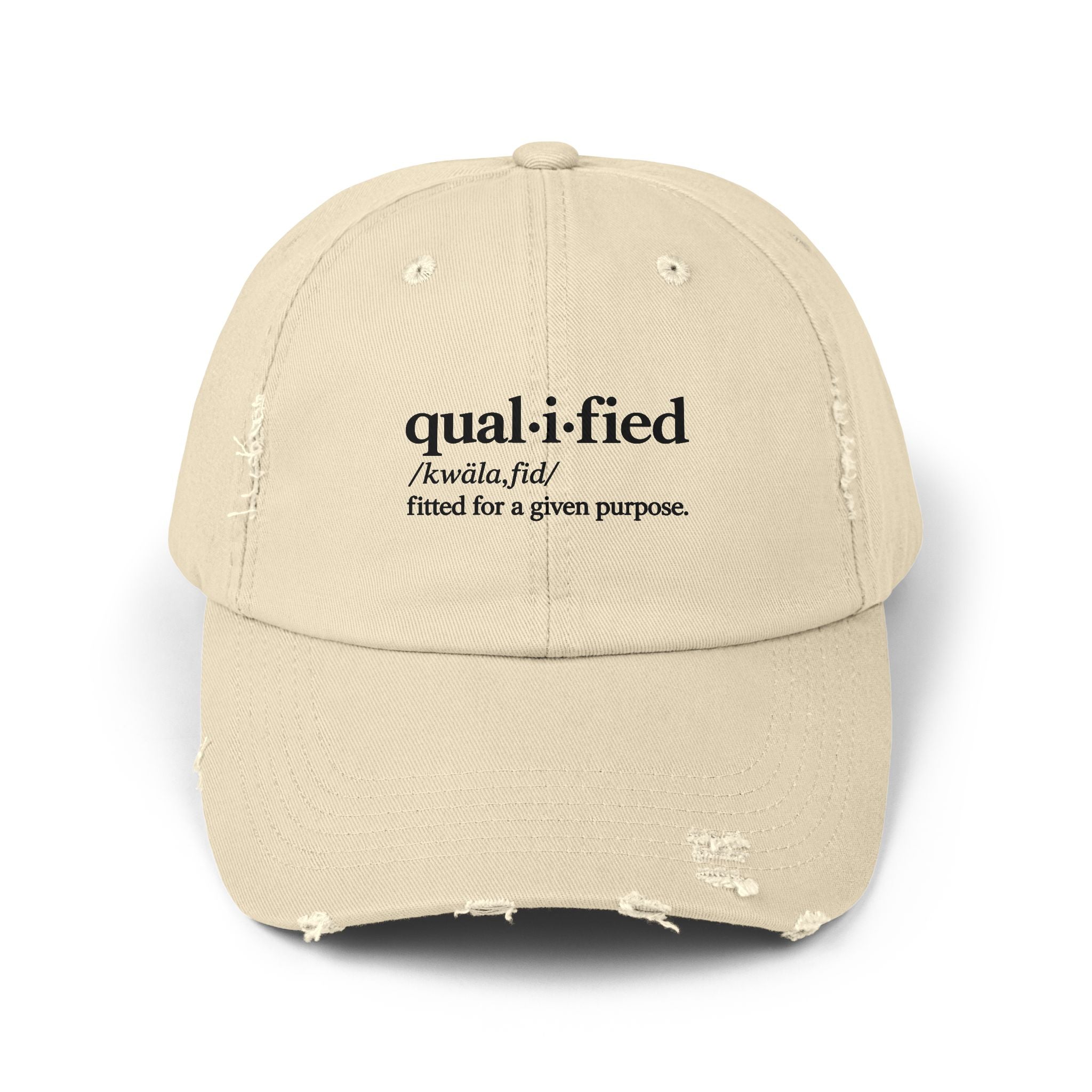 Unisex Distressed Cap