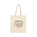 Chosen Covered Called Christian Canvas Tote Bag