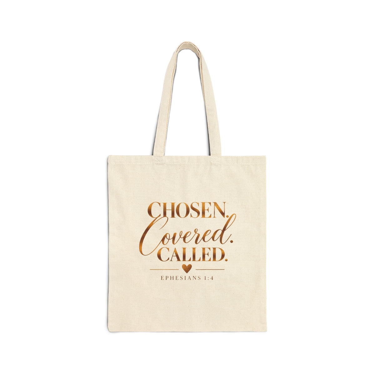 Chosen, Covered, Called Christian Canvas Tote Bag